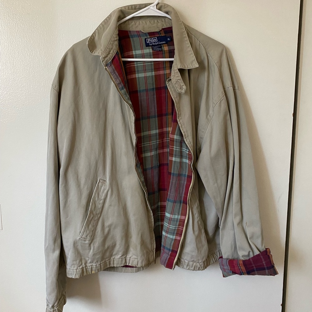 flannel lined ralph lauren jacket
